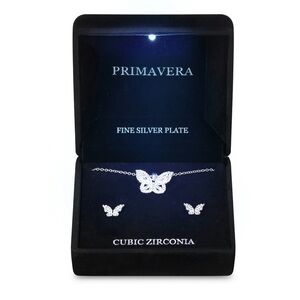 🆕Primavera Butterfly Pendant and Stud Earring Set
